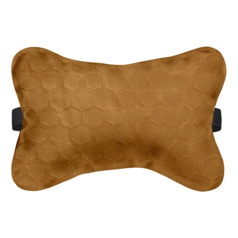 Generic Pack Of_4 Polyester Printed Car Pillow Sets (Brown, Size: 12x12 In)