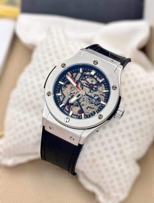 Hublot Automatic Lethar belt watch