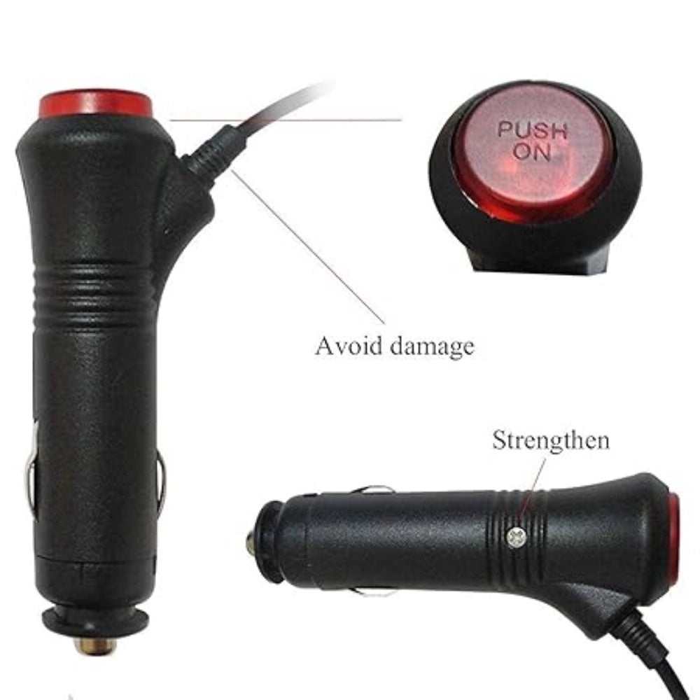 Generic 8 Led Police Car Flashing Lights Interior Light Car Led 12 V, 12 W Universal For Car (Red and Blue)