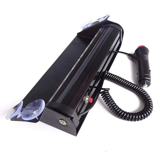 Generic 8 Led Police Car Flashing Lights Interior Light Car Led 12 V, 12 W Universal For Car (Red and Blue)