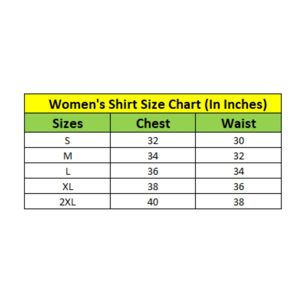 Generic Women's Polyester Printed Roll Up Sleeve Standard Length Shirt (Mustared)
