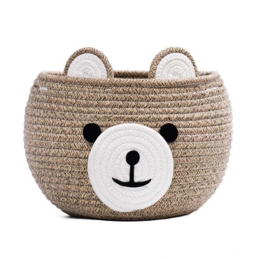 Generic Cotton Bear Shaped Storage Baskets Pack of 1 (Mix)