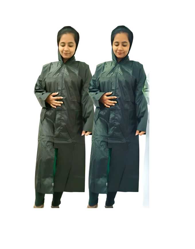 Waterproof Portable Rain Coat pack of -2